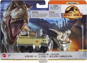 Mattel Matchbox Jurassic World Transporter z Welocirapto 1