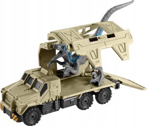 Mattel Matchbox Jurassic World Transporter z Welocirapto 7
