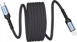 Kabel USB Swissten USB-C - Lightning 1 m Czarny (71551020) 5