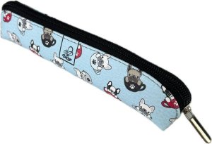 Piórnik Bee-bee Piórnik mini Buldogi blue 3