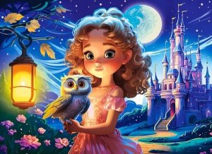 Castorland Puzzle 70 Princess with Owl CASTOR 1