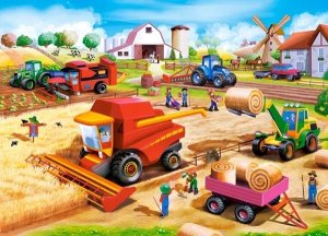 Castorland Puzzle 60 Work on the Farm CASTOR 1