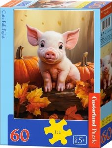 Castorland Puzzle 60 Cute Fall Piglet CASTOR 1