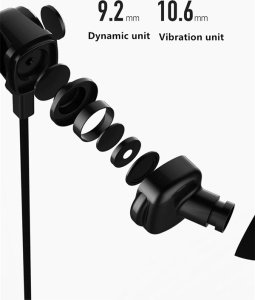 Słuchawki Oem REMAX Earphones - RM-900F Vibration skirta žaidimams Raudona 4