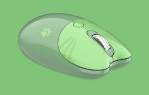 Mysz Mofii Bezprzewodowa mysz MOFII M3DM (zielona) 2
