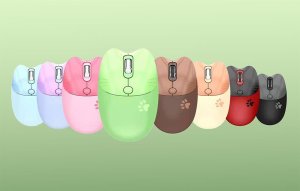 Mysz Mofii Bezprzewodowa mysz MOFII M3DM (zielona) 5