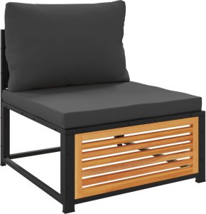 vidaXL vidaXL 9-cz. zestaw wypoczynkowy do ogrodu, z poduszkami, akacjowy 5