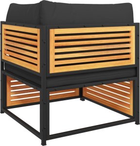 vidaXL vidaXL 2-cz. zestaw wypoczynkowy do ogrodu, z poduszkami, lita akacja 7