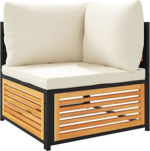 vidaXL vidaXL 2-cz. zestaw wypoczynkowy do ogrodu, z poduszkami, lita akacja 4