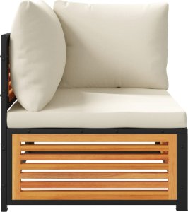 vidaXL vidaXL 2-cz. zestaw wypoczynkowy do ogrodu, z poduszkami, lita akacja 6