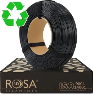 ROSA3D Filament ROSA3D ReFill R-PET-G Impact 1,75mm Black 1kg 1