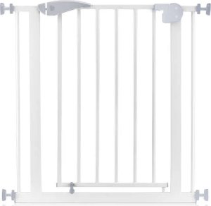 Severno Bramka barierka zabezpieczająca na schody i drzwi biała 2