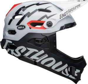 Bell Kask full face BELL SUPER DH Rozmiar kasku: S(52-56cm), Wybierz kolor: Matte Black White 37