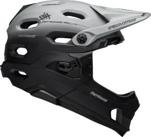 Bell Kask full face BELL SUPER DH Rozmiar kasku: S(52-56cm), Wybierz kolor: Matte Black White 55