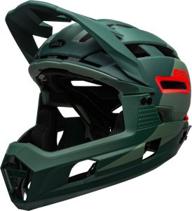 Bell Kask full face BELL SUPER AIR R Rozmiar kasku: M(55-59 cm), Wybierz kolor: Matte Grey Red 22