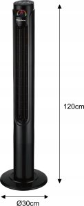 Klausberg WENTYLATOR KOLUMNOWY PODŁOGOWY Z PILOTEM 55W KLAUSBERG KB-7720 6