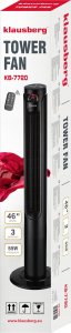 Klausberg WENTYLATOR KOLUMNOWY PODŁOGOWY Z PILOTEM 55W KLAUSBERG KB-7720 8
