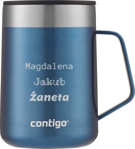 Contigo Kubek termiczny z grawerem Contigo Streeterville 420 ml - Niebieski 1