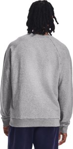 Under Armour Bluza męska UNDER ARMOUR Sportowa Rival Fleece Crew Szara M 4