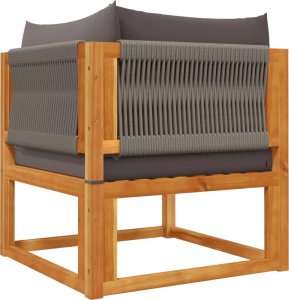 vidaXL vidaXL 3-cz. zestaw wypoczynkowy do ogrodu, z poduszkami, akacjowy 8