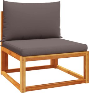 vidaXL vidaXL 9-cz. zestaw wypoczynkowy do ogrodu, z poduszkami, akacjowy 5