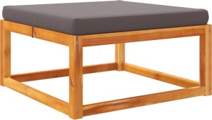 vidaXL vidaXL 9-cz. zestaw wypoczynkowy do ogrodu, z poduszkami, akacjowy 6