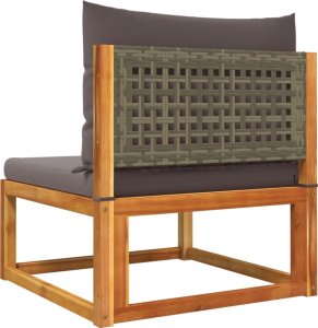 vidaXL vidaXL 9-cz. zestaw wypoczynkowy do ogrodu, z poduszkami, akacjowy 8