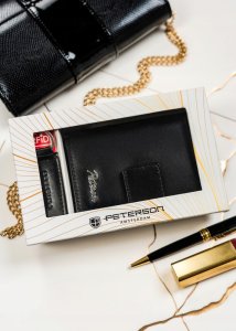 Peterson Zestaw prezentowy: skórzany portfel damski i brelok - Peterson NoSize 11
