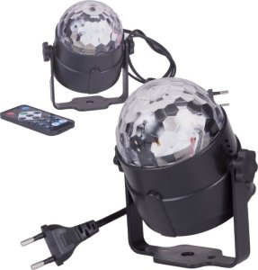 Dekoracja świąteczna PrzydaSie Kula Dyskotekowa Led Projektor Disco Rgb Pilot 3