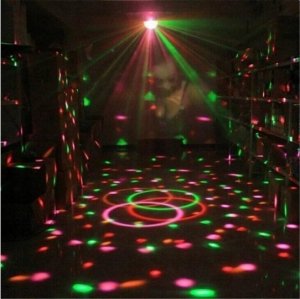 Dekoracja świąteczna PrzydaSie Kula Dyskotekowa Led Projektor Disco Rgb Pilot 5