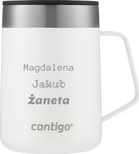 Contigo Kubek termiczny z grawerem Contigo Streeterville 420 ml - Biały 1