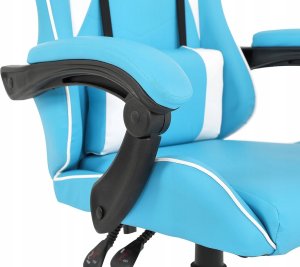 Fotel zenga.pl Fotel Gamingowy dla Gracza Extreme ENZO Blue White 12