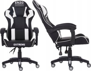 Fotel zenga.pl Fotel Gamingowy dla Gracza Extreme ENZO Blue White 3