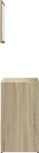 vidaXL vidaXL 2-częściowy zestaw mebli łazienkowych, kolor dąb sonoma 7