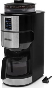 Ekspres przelewowy Princess Princess 249408 Grind and Brew Compact Deluxe, Drip coffee maker, 0.75 L, Coffee beans, Built-in grinder, 750 W, Stainless steel 14