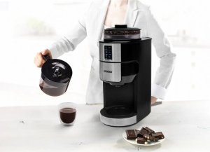 Ekspres przelewowy Princess Princess 249408 Grind and Brew Compact Deluxe, Drip coffee maker, 0.75 L, Coffee beans, Built-in grinder, 750 W, Stainless steel 15