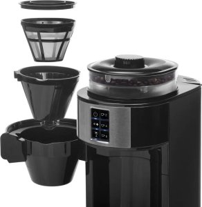 Ekspres przelewowy Princess Princess 249408 Grind and Brew Compact Deluxe, Drip coffee maker, 0.75 L, Coffee beans, Built-in grinder, 750 W, Stainless steel 9