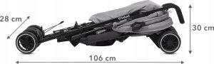 Wózek Kidwell KIDWELL WÓZEK PARASOLKA NELLI GRAY/GRAPHITE 5901130105243 13