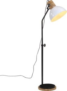 Lampa podłogowa vidaXL VidaXL Lampa stojąca, 25 W, biała, 30x30x100-150 cm, E27 1