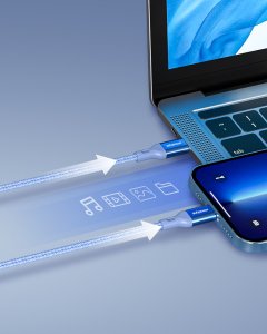 Kabel USB Innostyle USB-C - Lightning 1.5 m Niebieski 6