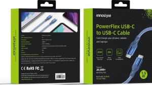 Kabel USB Innostyle USB-C - USB-C 2 m Niebieski 10