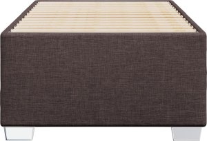 vidaXL Rama łóżka, ciemnobrązowa, 80x200 cm, obita tkaniną 4