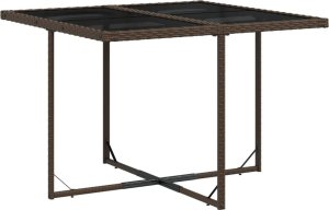 vidaXL vidaXL 9-cz. zestaw mebli ogrodowych z poduszkami, brązowy, rattan PE 3