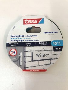 Tesa tesa Montageband Mauerwerk&Stein 10kg 5m x 19mm 2