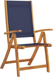 vidaXL vidaXL Składane krzesła ogrodowe, 6 szt., drewno akacjowe i textilene 3