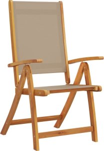 vidaXL vidaXL 7-cz. zestaw mebli ogrodowych, lite drewno akacjowe i textilene 4