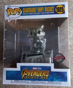 Figurka PROMO FUNKO POP FIGURKA Marvel Avengers Guardians Ship Rocket 63211 1