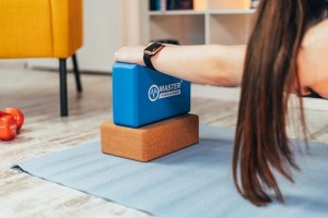 Master Kostka Klocek do Jogi MASTER Green 23 x 15 x 7,5 cm 3