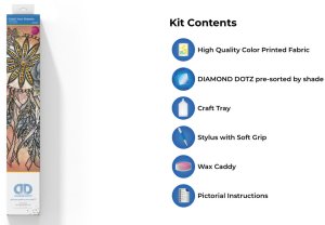 DIAMOND DOTZ Haft diamentowy Diamond Dotz Łapacz snów 55x80cm DD12057 3