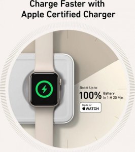 Ładowarka Anker Ładowarka MagGo 3w1 Pad 15W Qi2 Biała 3